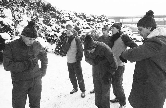 Ukázky fotografií Zdeňka Lhotáka, které veřejnosti přinese chystaná kniha "Zdeněk Lhoták: Tenkrát na Spartě", kterou vydá Karel Kerlický / Nakladatelství KANT.