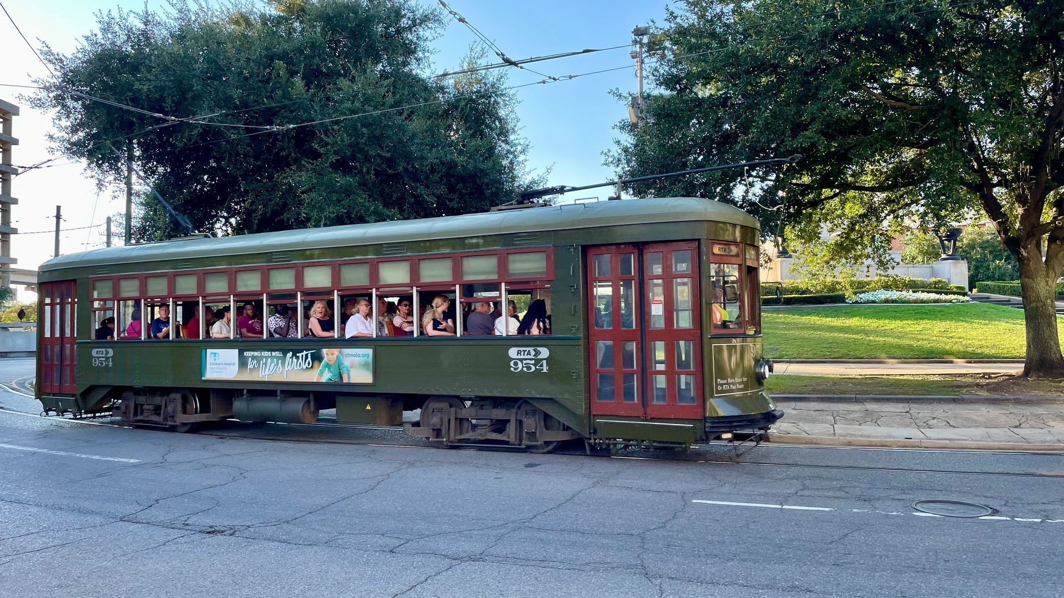 Tramvaje, New Orleans, historie