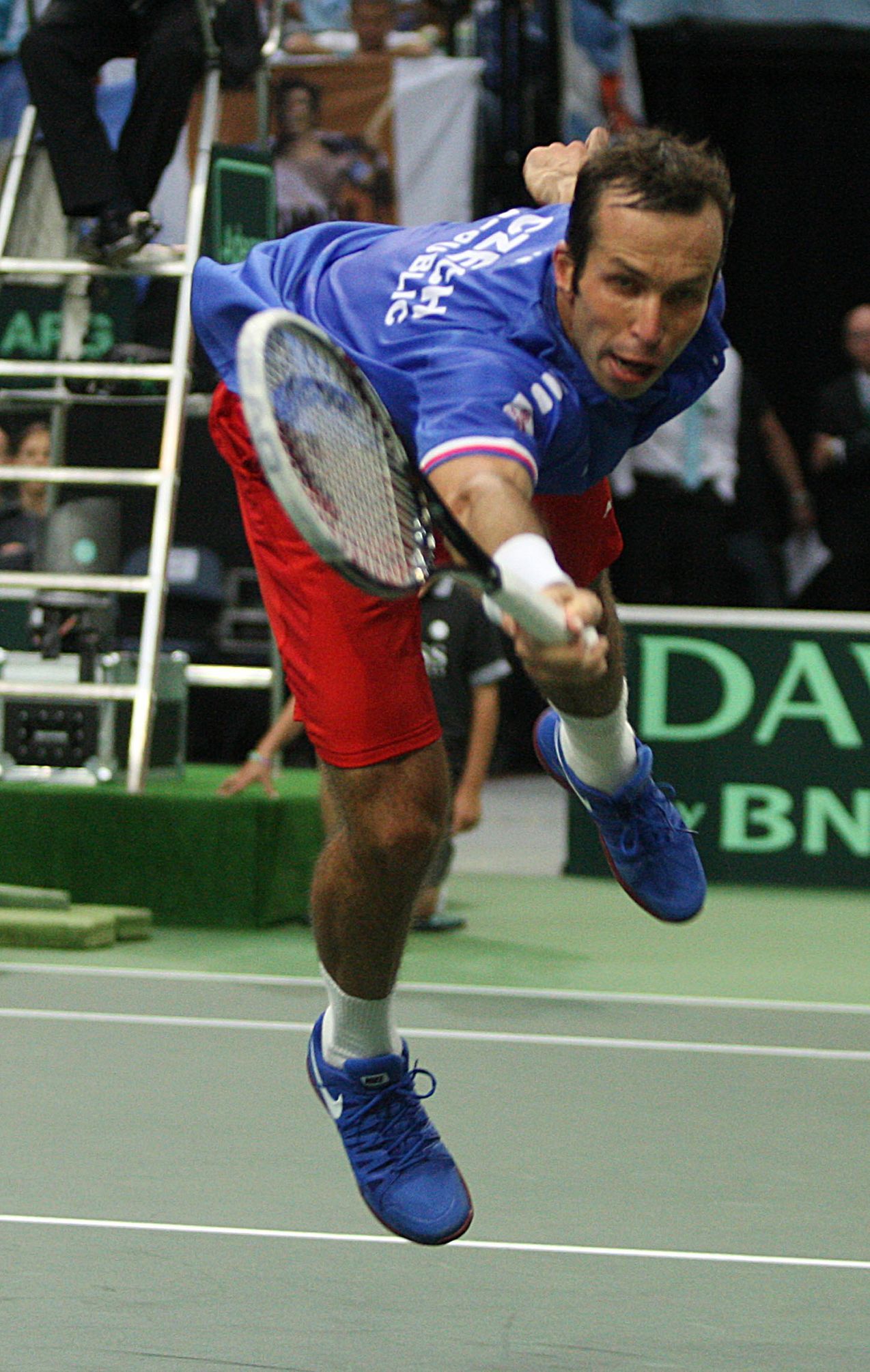 Juan Monaco vs Radek Štěpánek: semifinále Davisova poháru 2013