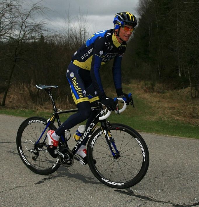 Roman Kreuziger při tréninku