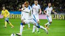 The Czech Republic's Theodor Gebre Selassie controls the ball during the friendly international soccer match with Sweden at the Friends Arena in Stockholm