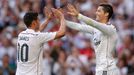 Real-Barcelona: James Rodriguez a Cristiano Ronaldo