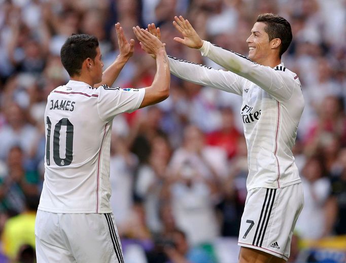 Real-Barcelona: James Rodriguez a Cristiano Ronaldo