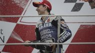 Jorge Lorenzo byl i s druhým místem nad míru spokojený.