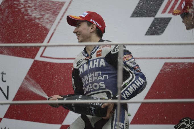 Jorge Lorenzo byl i s druhým místem nad míru spokojený.