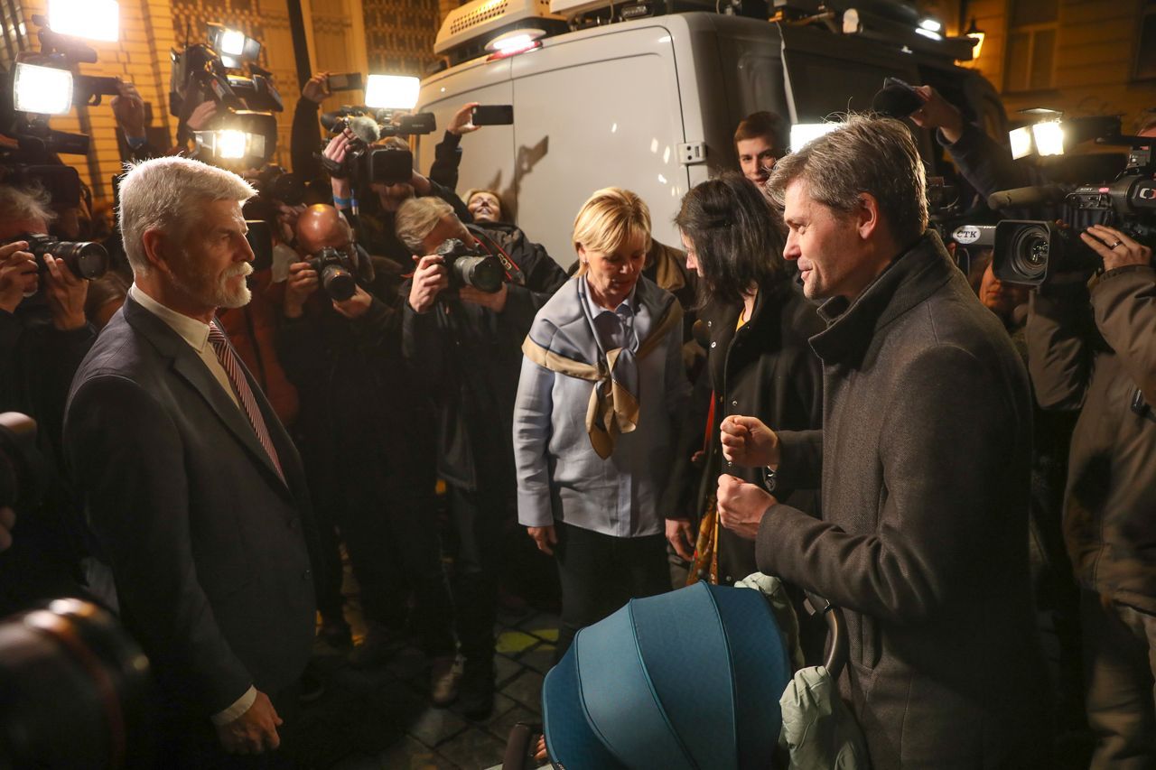 Petr Pavel, Marek Hilšer, prezidentské volby 2023, volby, kandidát, Praha, domácí