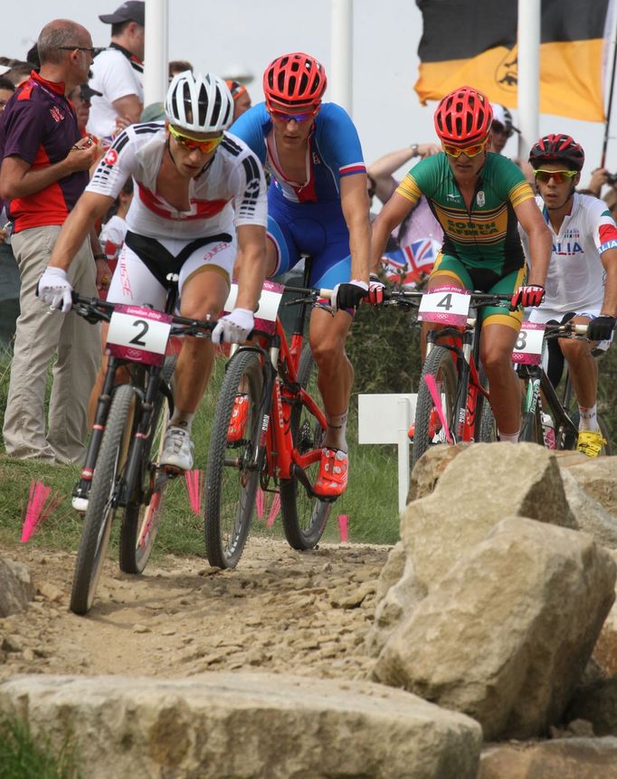 Biker Jaroslav Kulhavý na olympiádě v Londýně