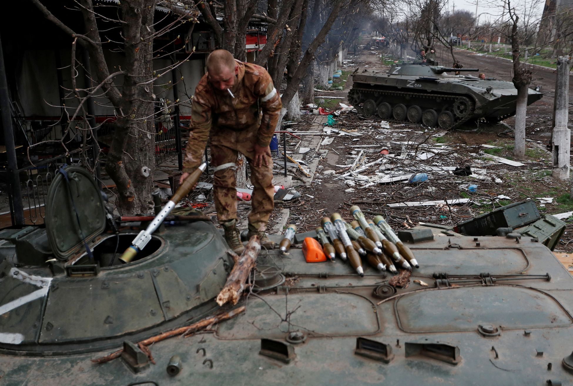 Fotogalerie / 12. 4. 2022 / Mariupol / Ukrajina - Aktuálně.cz