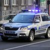 srbské policejní vozy Škoda