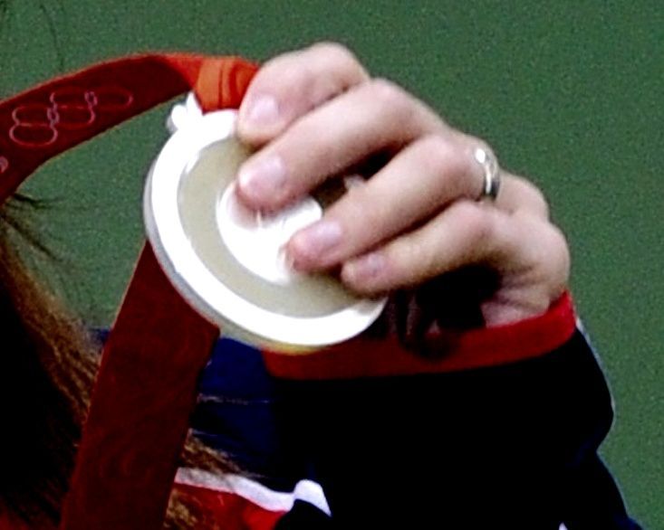 Kateřina Emmons a její stříbrná medaile