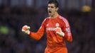 Thibaut Courtois v zápase s Burnley