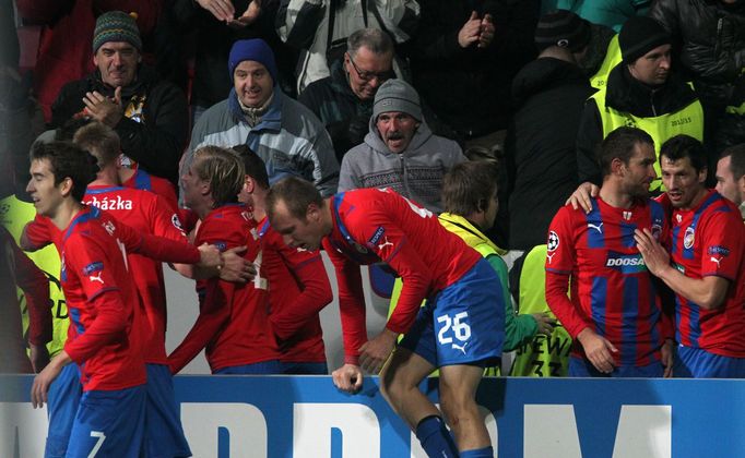 LM, Plzeň - CSKA Moskva: Plzeň slaví gól