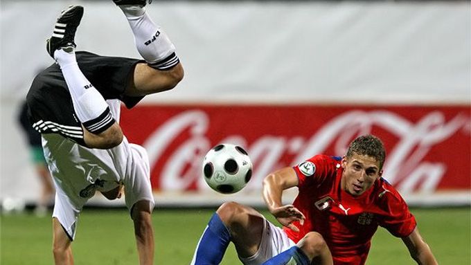 Čeští fotbalisté zápas s Anglií prohráli