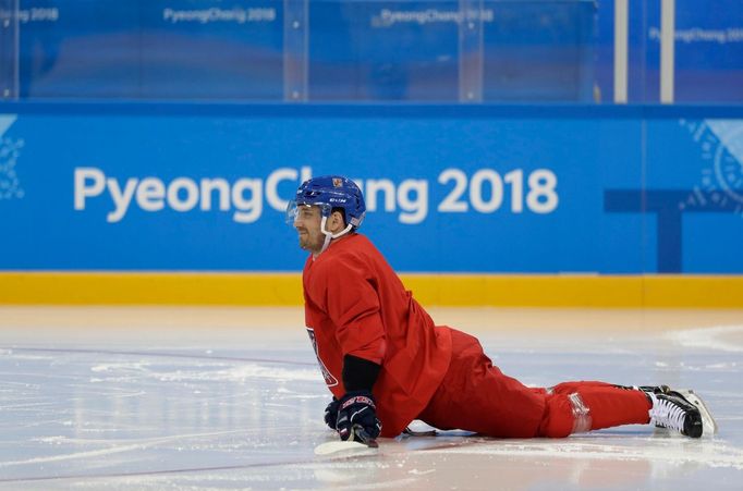 ZOH 2018, trénink českých hokejistů: Petr Koukal