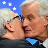 polibek Jean-Claude Juncker Michel Barnier