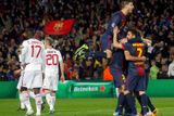 Barcelona vletěla do zápasu jako vítr a od začátku nepůjčila soupeři míč. Messi už  v 5. minutě po kombinaci s Xavim našel skulinku mezi obránci...