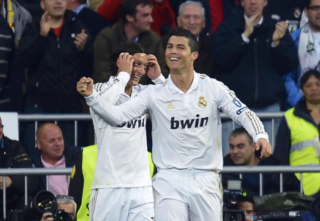 Semifinále LM: Real - Bayern (Mesut Özil a Cristiano Ronaldo)