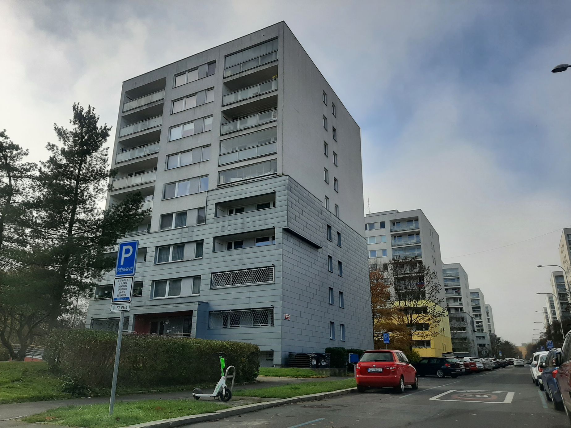 Panelák, barevné fasády