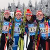 České biatlonistky vyhrály štafetu v Oberhofu