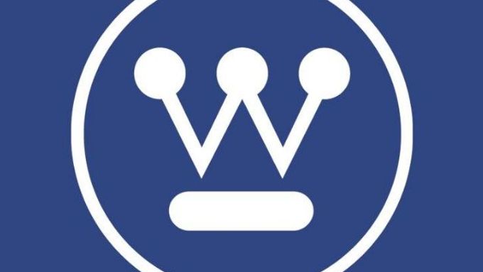Firemní logo americké firmy Westinghouse.