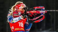 SP Pokljuka, sprint Ž: Eva Puskarčíková