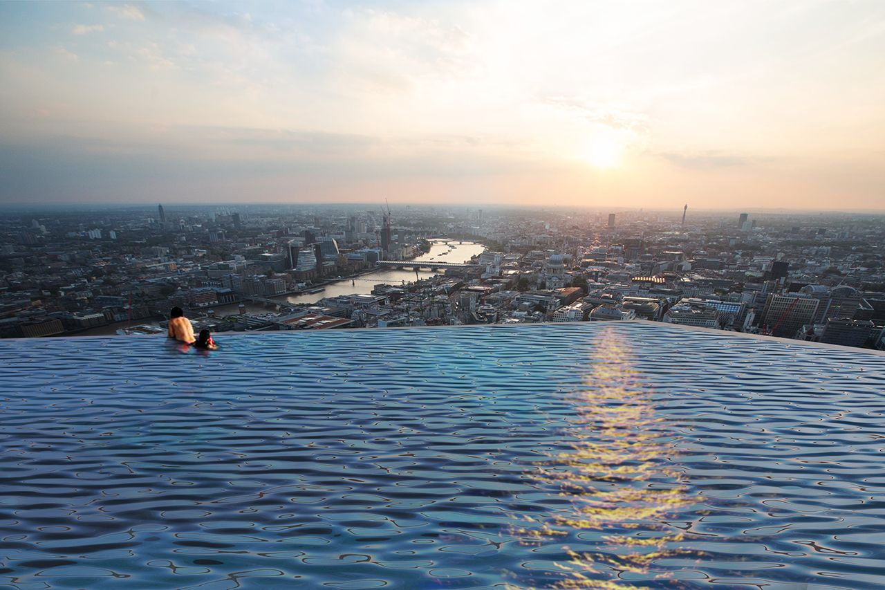 bazén v Londýně