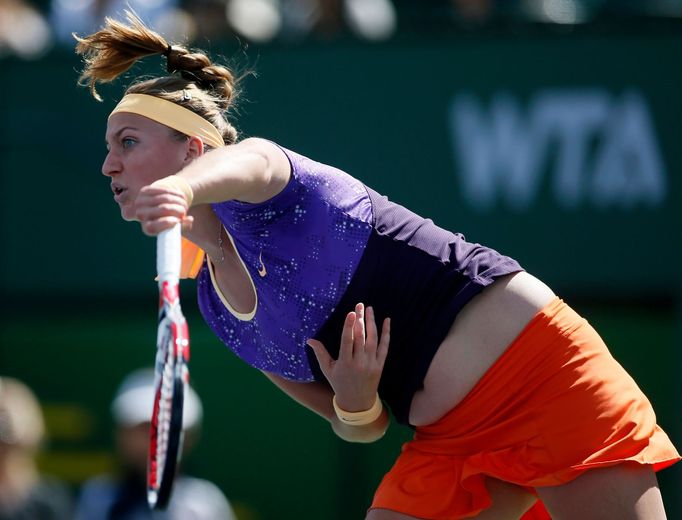 Petra Kvitová na turnaji v Indian Wells