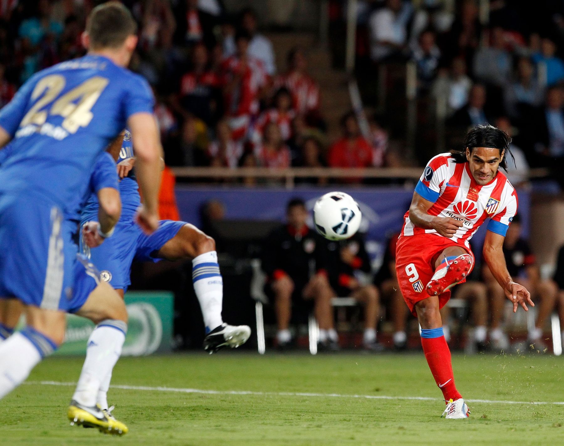 Superpohár UEFA: Chelsea - Atlético Madrid (Radamel Falcao)