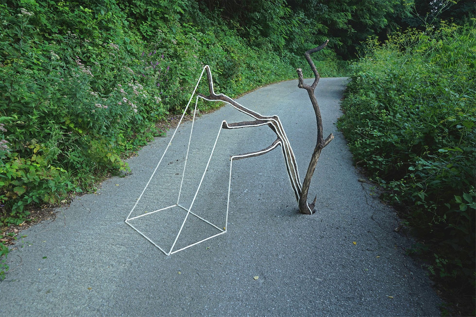Jednorázové použití / Fotogalerie / Působivé zásahy do krajiny od umělce Patrika Proška
