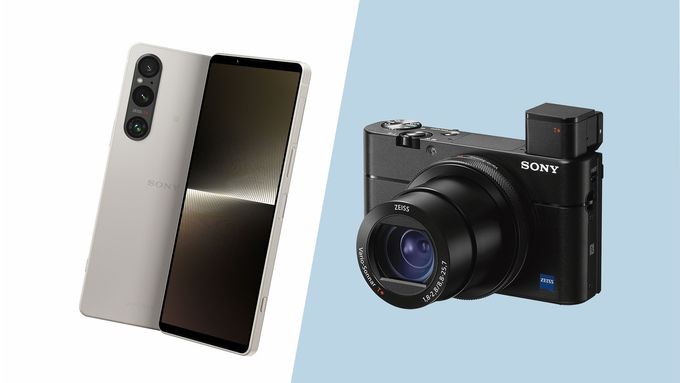 Špičkový fotomobil Xperia 1V versus kompaktní fotoaparát Sony RX 100V