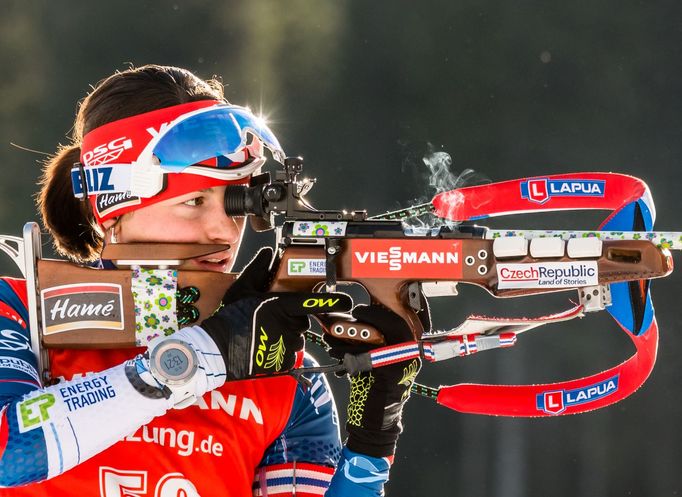 SP Pokljuka, sprint Ž: Veronika Vítková