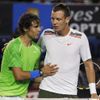 Australian Open: Rafael Nadal, Tomáš Berdych (radost, smutek)