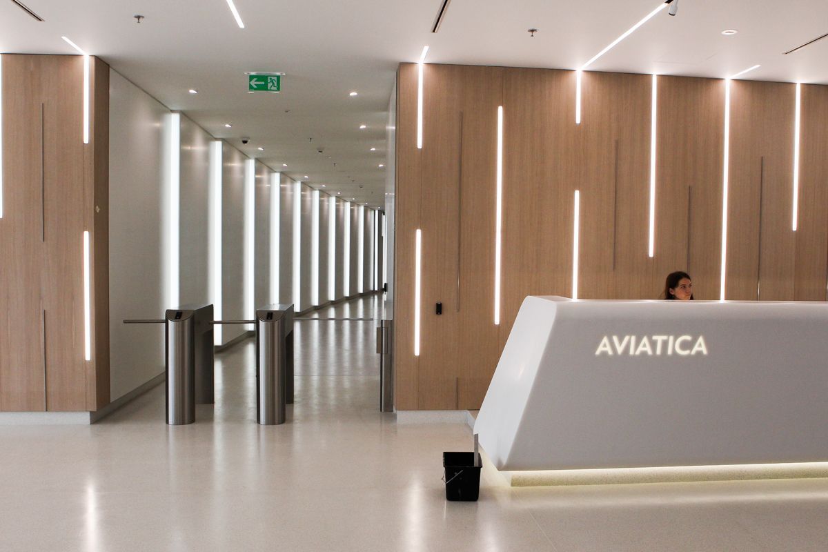 Aviatica - nová kanclerářská budova Penty v bývalé Waltrovce