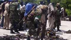 Mogadišo - odevzdávání zbraní