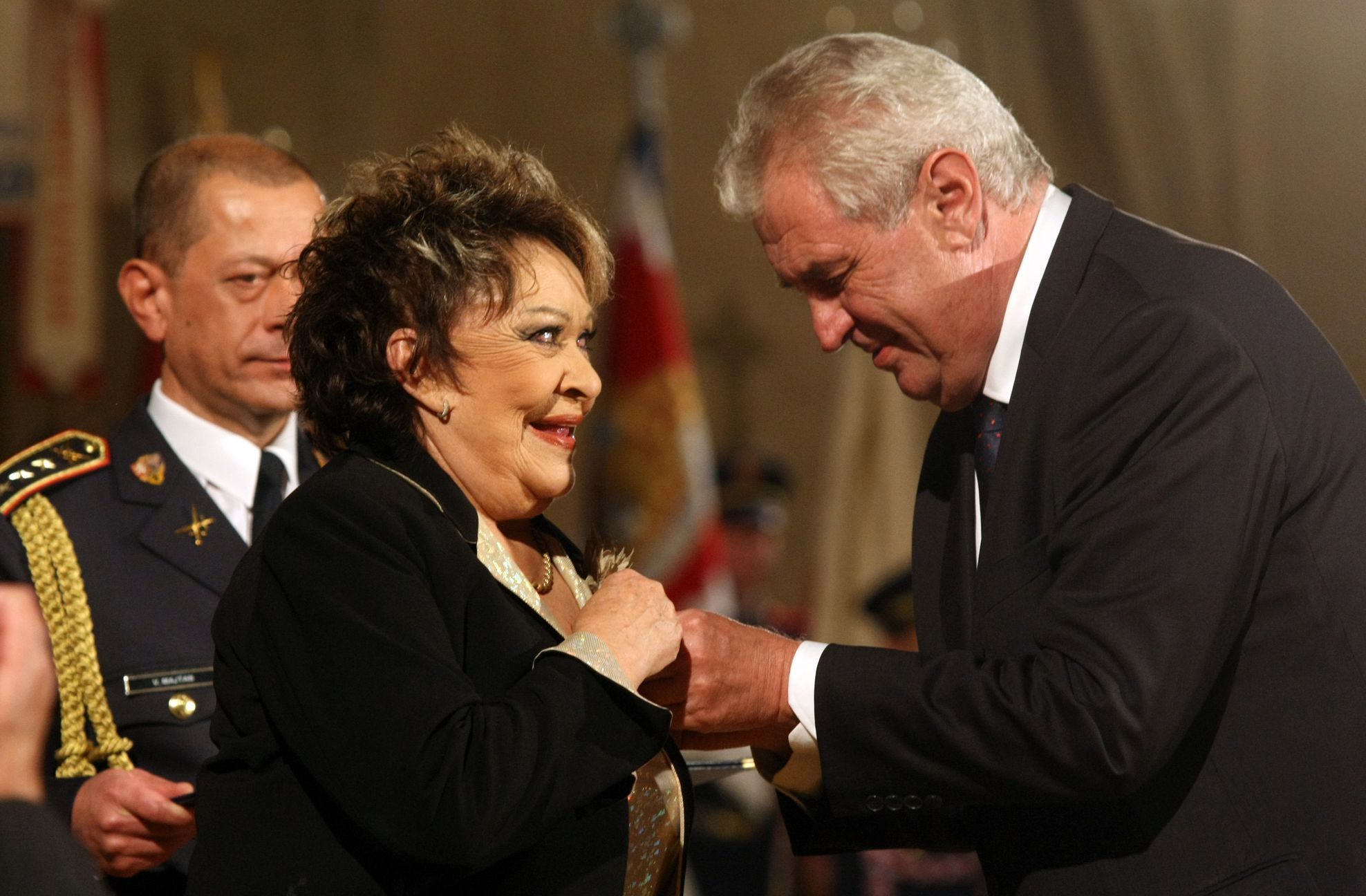 Jiřina Bohdalová, Miloš Zeman, 2013