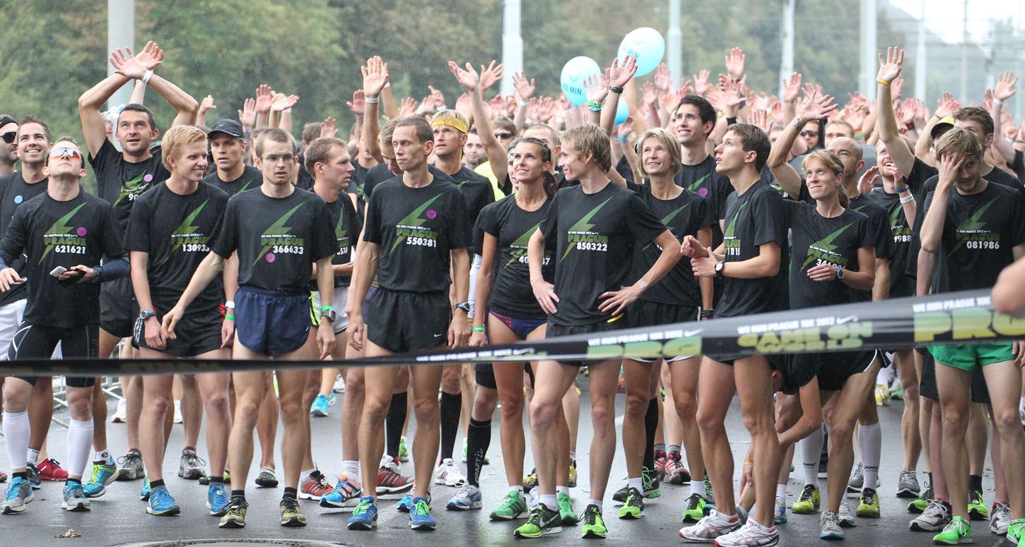 Běžecké závody We Run Prague na 10 km z pražského Podolí.