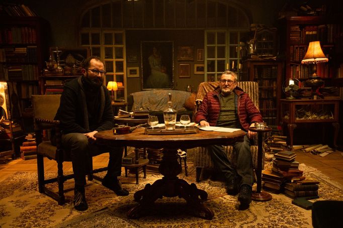 Režisér Vojtěch Mašek a autor knižní předlohy Jan Poláček.