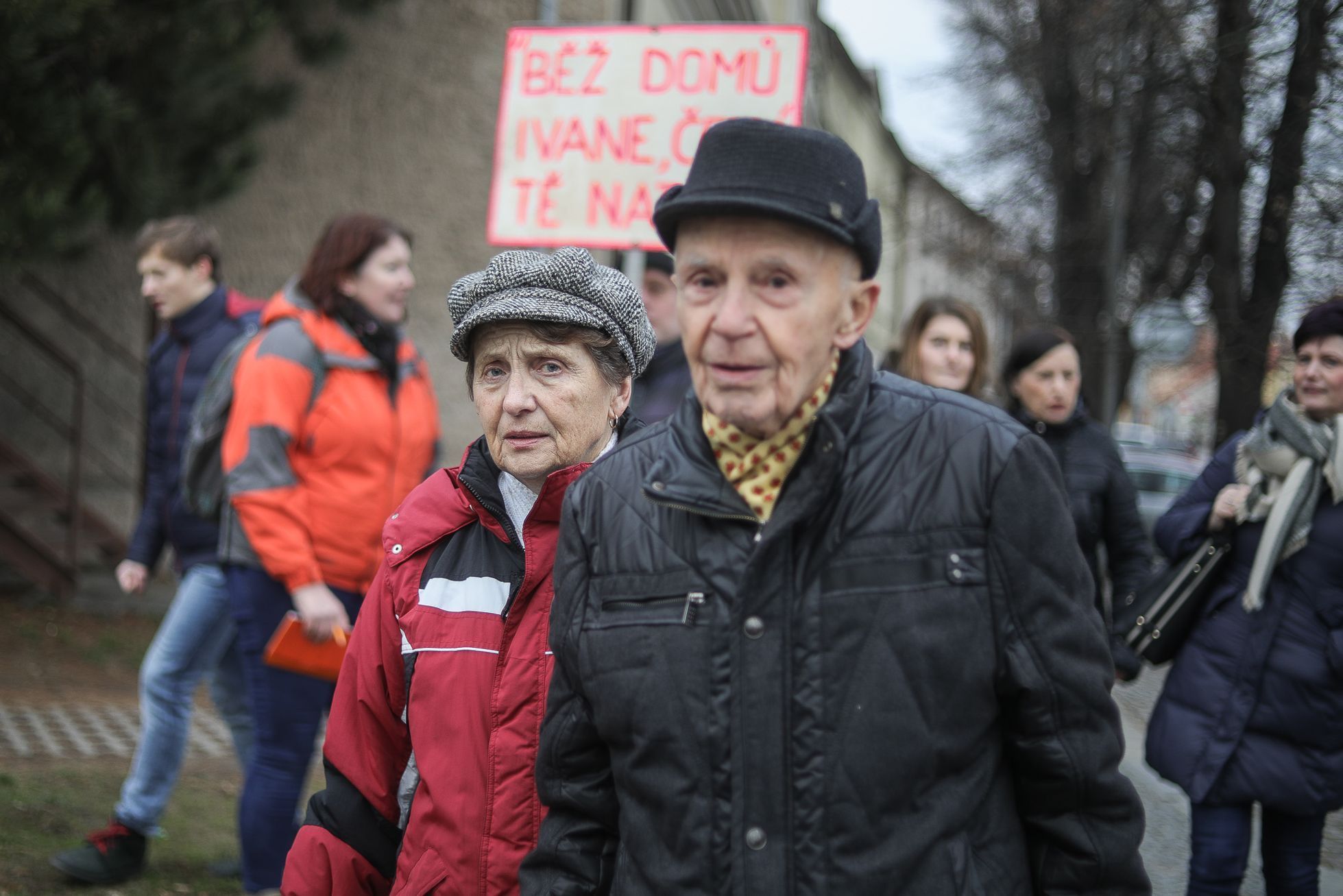 Pochod po 30. letech proti Sovětské okupaci a vojsku ve městě - Vysoké Mýto