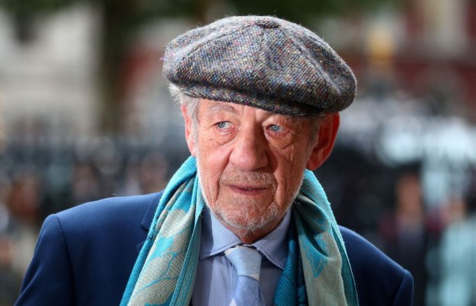 Sir Ian McKellen na fotografii z roku 2018.