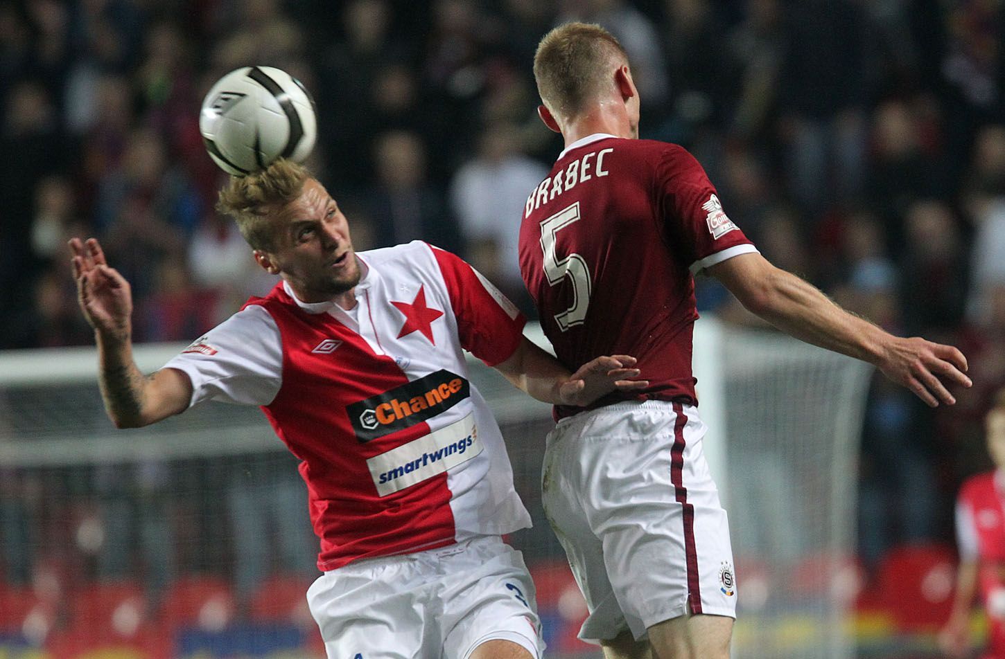 Derby Slavia - Sparta: Milan Bortel - Jakub Brabec