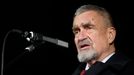 Karel Schwarzenberg na archivním snímku z 18. 12. 2019, kde se v Praze zúčastnil pietního setkání u příležitosti výročí  úmrtí Václava Havla.