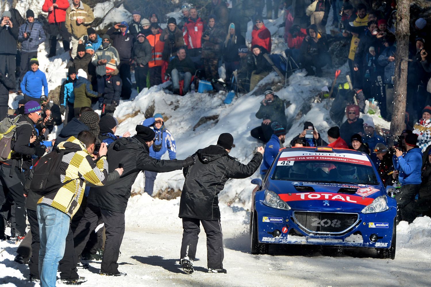 Rallye Monte Carlo 2016: José Antonio Suárez, Peugeot 208 T16