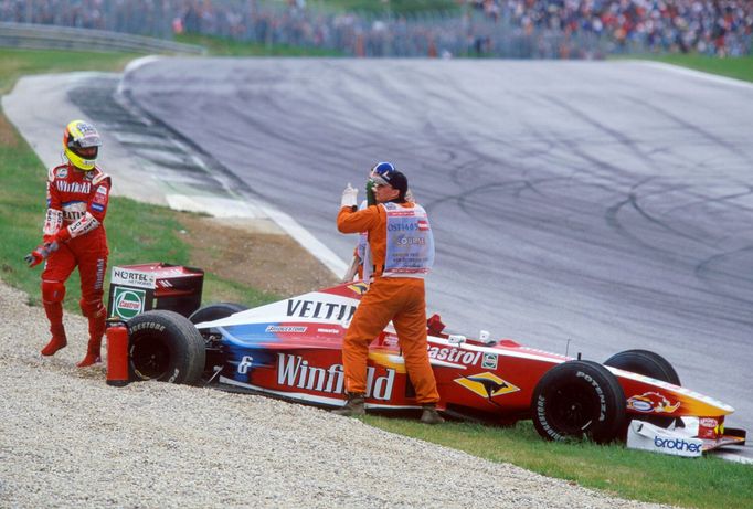 Ne každý závod skončil úspěchem, GP Rakouska 1999 Ralf Schumacher nedokončil.