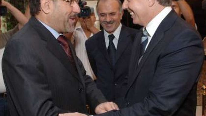Dnešní poslední setkání s iráckým premiérem Núrím Malikím v Bagdádu.