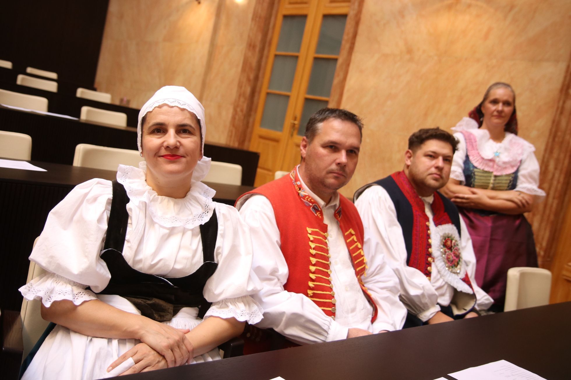 Setkání moravských zákonodárců v budově Ústavního soudu, kde původně sídlil Moravský zemský sněm.