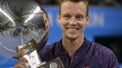 Tomáš Berdych ovládl turnaj ve Stockholmu