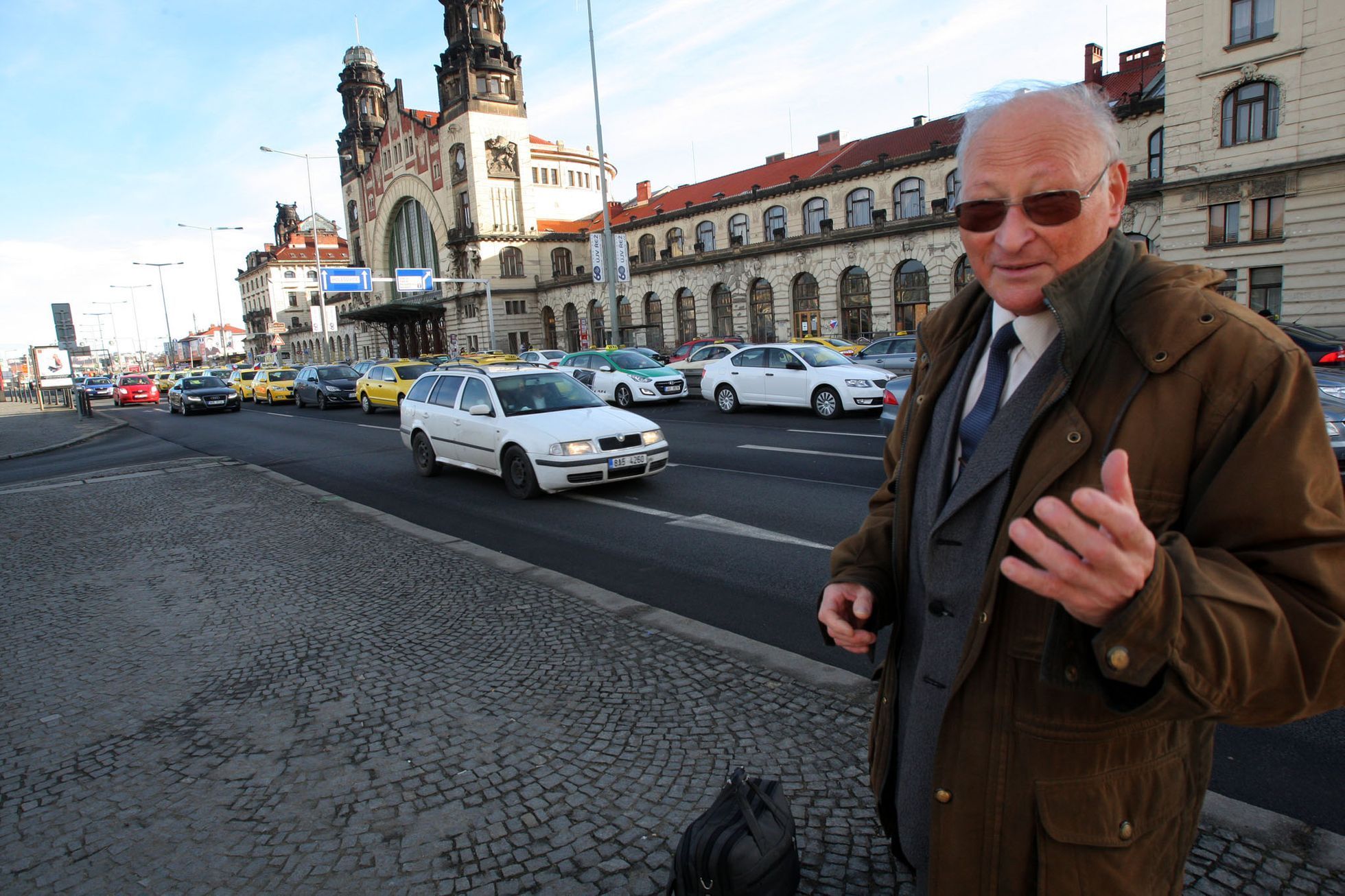 Taxikáři blokují centrum Prahy