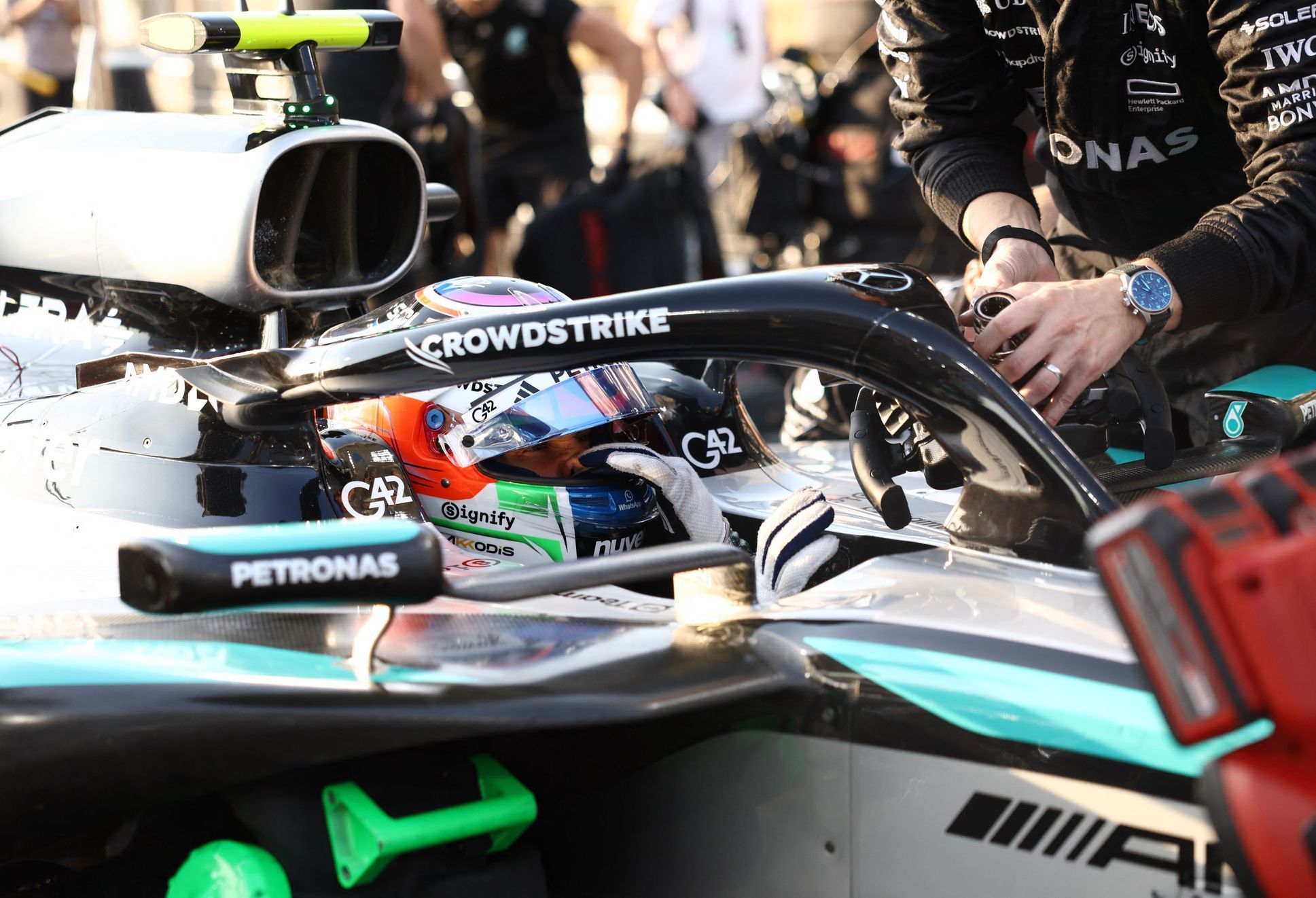 Startovní rošt VC Abú Zabí F1 2026: Andrea Kimi Antonell, Mercedes