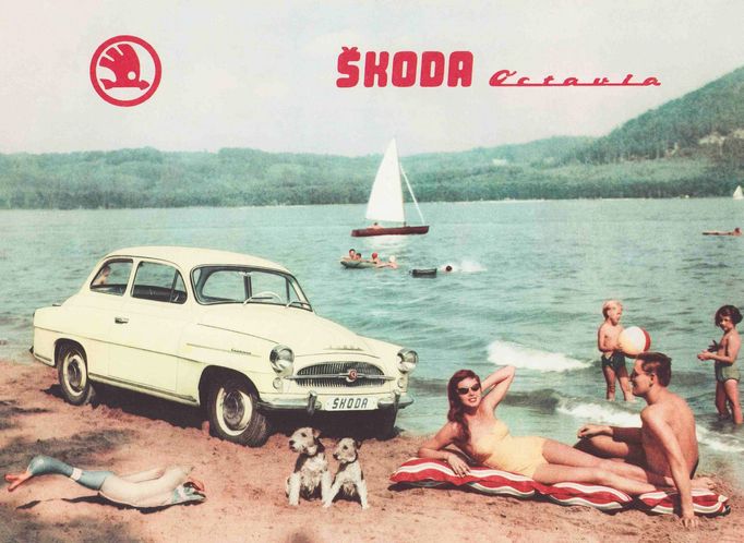 Škoda Octavia, prospekt n. p. Škoda, 1962, zdroj: soukromá sbírka.