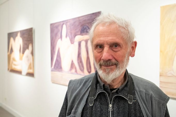 Snímek z výstavy děl Kurta Gebauera v Chrudimi.